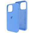 Чехол для iPhone 13 Pro Silicone Case Full №63 Capri Blue