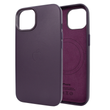 Чехол для iPhone 16 Pro Leather Case PU with MagSafe - Dark Cherry