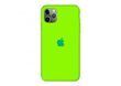 Чохол Silicone Case на iPhone 11 pro Max FULL (№66 Neon Green)