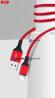 Кабель XO (USB &ndash; Lightning) 2.1A NB143 Braided &ndash; Black (1m)