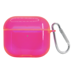 Чехол для AirPods 3 полупрозрачный Neon Case Hot Pink