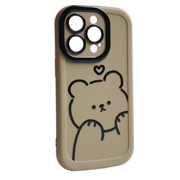 Чехол для iPhone 15 Pro Max : Paws Case (Bear Hug - Brown)
