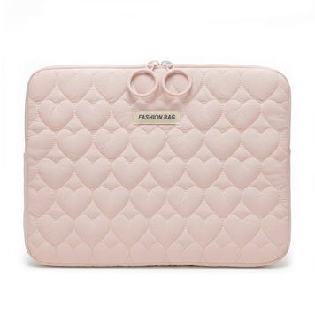 Чехол для ноутбука и MacBook (15"&ndash;16") Puffy Hearts "Fashion Bag" &ndash; Pink