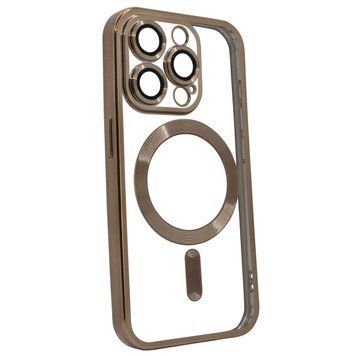 Чохол для iPhone 15 Pro Shining with MagSafe із захисними лінзами на камеру - Desert Gold