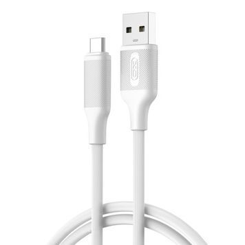 Кабель XO (USB to Type-C) 2.4A NB265 Minimalist Series &ndash; White (1m)