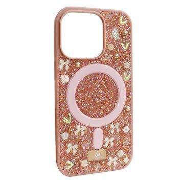 Чехол для iPhone 16 Pro Max: Bling World Bobi Case With MagSafe &ndash; Champagne