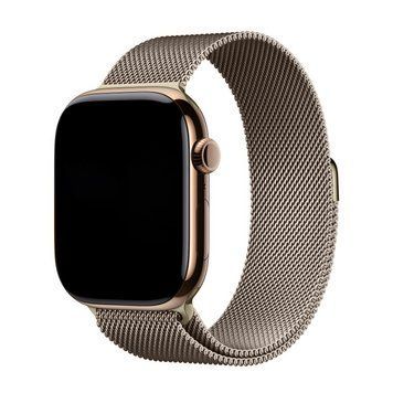 Металлический ремешок Milanese Loop для Apple Watch (38mm, 40mm, 41mm, [42mm Series 10/11], Old Gold)
