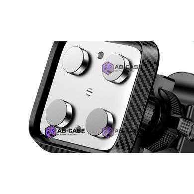Автодержатель XO C123 Air Outlet Square Magnetic Bracket, Черный