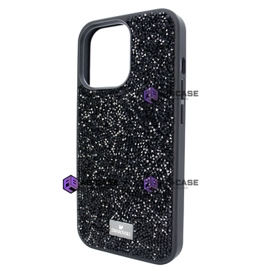 Чехол для iPhone 15 Plus Swarovski Crystalline со стразами Black