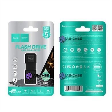 Флеш-накопитель 128GB USB Hoco UD6 Intelligent &mdash; Matte Black