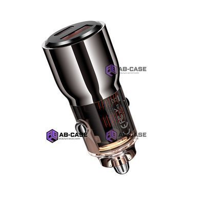 Автомобильная зарядка 95W XO CC58 (PD 65W + QC 30W, 1A+1C) &ndash; Black
