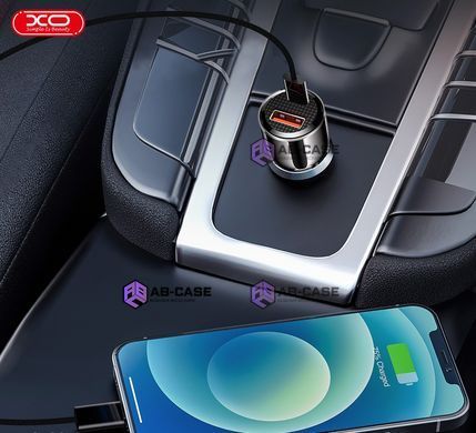 Автомобильная зарядка 95W XO CC58 (PD 65W + QC 30W, 1A+1C) &ndash; Black