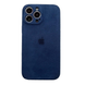 Чехол Alcantara FULL для iPhone (iPhone 11 Pro Max, Midnighte Blue)