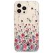 Чехол прозрачный Print Flowers для iPhone 13 Pro Max Цветы Spring