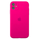 Чехол Silicone Case FULL CAMERA (для iPhone 11, Hot Pink)