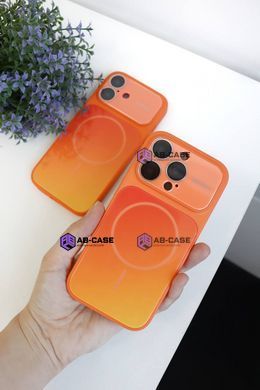 Чохол для iPhone 15 Pro : Gradient Glass MagSafe Case &ndash; Starry Orange