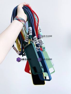 Чохол для iPhone 14 Pro Max Crossbody case with Twine Glycine