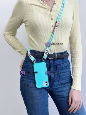 Чохол для iPhone 14 Pro Max Crossbody case with Twine Glycine