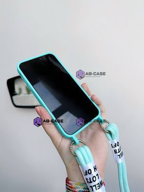 Чохол для iPhone 14 Pro Max Crossbody case with Twine Glycine