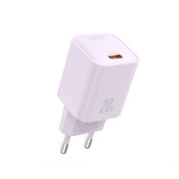 Зарядний пристрій 20W (1 Type-C) XO L146 PD (Purple)