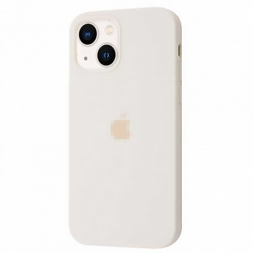 Чехол Silicone Case для iPhone 15 FULL (№11 Antique White)