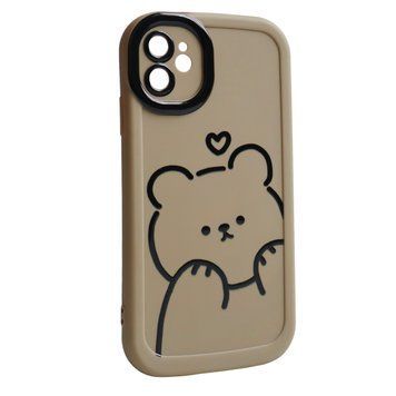 Чехол для iPhone 11 : Paws Case (Bear Hug - Brown)