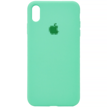 Чехол Silicone Case для iPhone Xs Max FULL (№50 Spearmint)