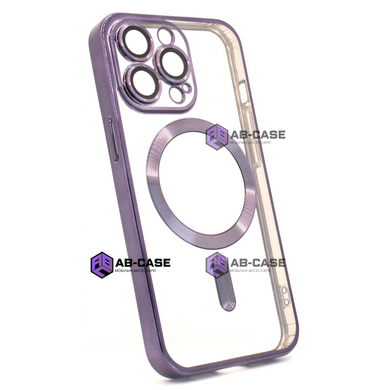 Чехол для iPhone 16 Pro Max Shining With MagSafe с защитными линзами на камеру - Deep Purple