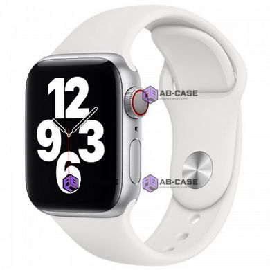 Силиконовый ремешок для Apple Watch (42mm, 44mm, 45mm, 49 mm №9 White, S)