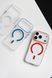 Чехол для iPhone 17 Pro : NOFELET Color Clear Case MagSafe &ndash; Blue 2