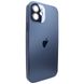Чехол для iPhone 12 матовый AG Titanium Case Blue