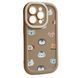 Чехол для iPhone 15 Pro Max : Paws Case (Little Friends - Brown)