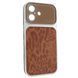Чехол для iPhone 16 : AITO PU-Leather Leopard Case [17 series Design] &ndash; Brown