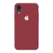 Чехол Silicone Case для iPhone XR FULL (№33 Dark Red)