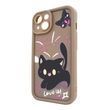 Чехол для iPhone 15 &ndash; Pretty Things "Kitties &ndash; Brown"