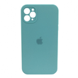 Чехол для iPhone 11 Pro Max : Silicone Case FULL CAMERA (square side) &ndash; Sea Blue (№21)