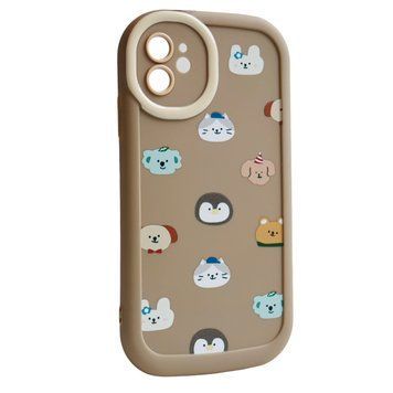 Чехол для iPhone 11 : Paws Case (Little Friends - Brown)