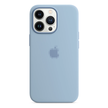 Чехол для iPhone 13 Pro Max Silicone Case with Magsafe Blue Fog