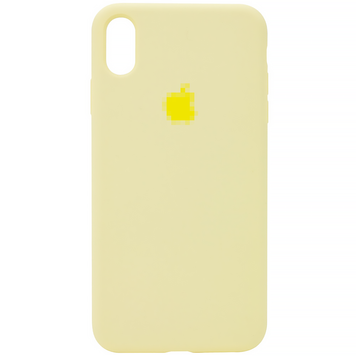 Чехол Silicone Case для iPhone Xs Max FULL (№51 Mellow Yellow)