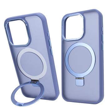 Чехол для iPhone 15 NEW Matte Guard with MagSafe с подставкой Cobalt Blue