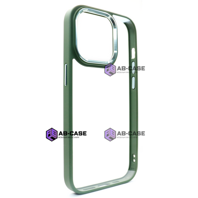 Чехол Crystal Guard для iPhone 15 Pro Max Khaki Green