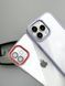 Чехол Crystal Guard для iPhone 11 Pro White-Red 2