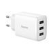 Зарядное устройство 17W (3 USB) Baseus Compact (White)