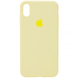 Чехол Silicone Case для iPhone Xs Max FULL (№51 Mellow Yellow)