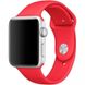 Силіконовий ремінець на Apple Watch (42mm, 44mm, 45mm, 49 mm №14 Red, S)