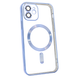 Чехол Shining with MagSafe для iPhone 12 с защитными линзами на камеру Sky Blue