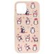 Чехол для iPhone 12 | 12 Pro WAVE Winter Case Penguins Pink Sand