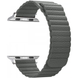 Шкіряний ремінець Leather Loop Band на Apple Watch 38|40|41mm Gray 2