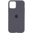 Чехол Silicone Case для iPhone 15 FULL (№15 Charcoal Gray)