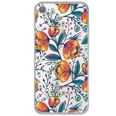 Чехол прозрачный Print Flowers для iPhone 7/8/SE2 Цветы Summer